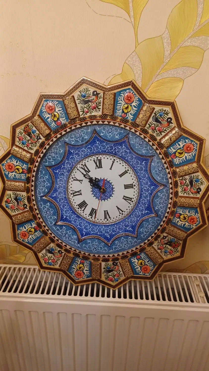 ساعت دیواری خاتم کاری ۲عدد|ساعت دیواری و تزئینی|تبریز, |دیوار