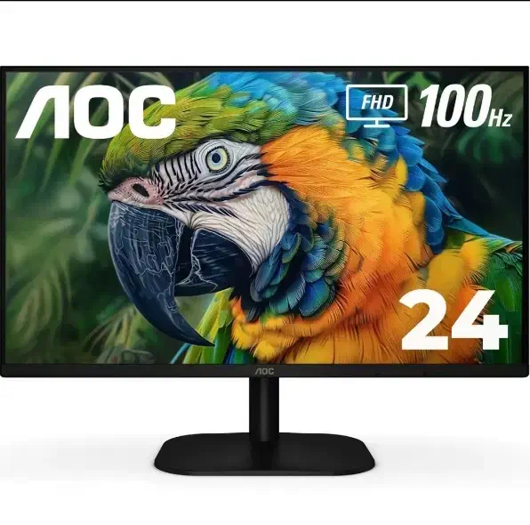 مانیتور AOC 24 اینچ 75هرتز فوق‌العاده تمیز و خشک|قطعات و لوازم جانبی رایانه|زاهدان, |دیوار