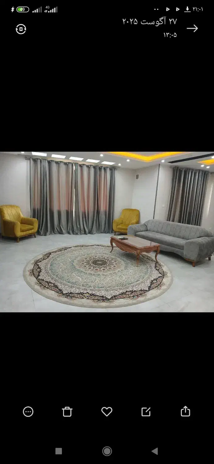 مبله|اجارهٔ کوتاه‌مدت آپارتمان و سوئیت|شیراز, ابیوردی|دیوار