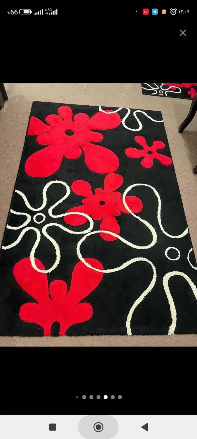 قالیچه و پادری پرده|فرش|آستانه اشرفیه, |دیوار