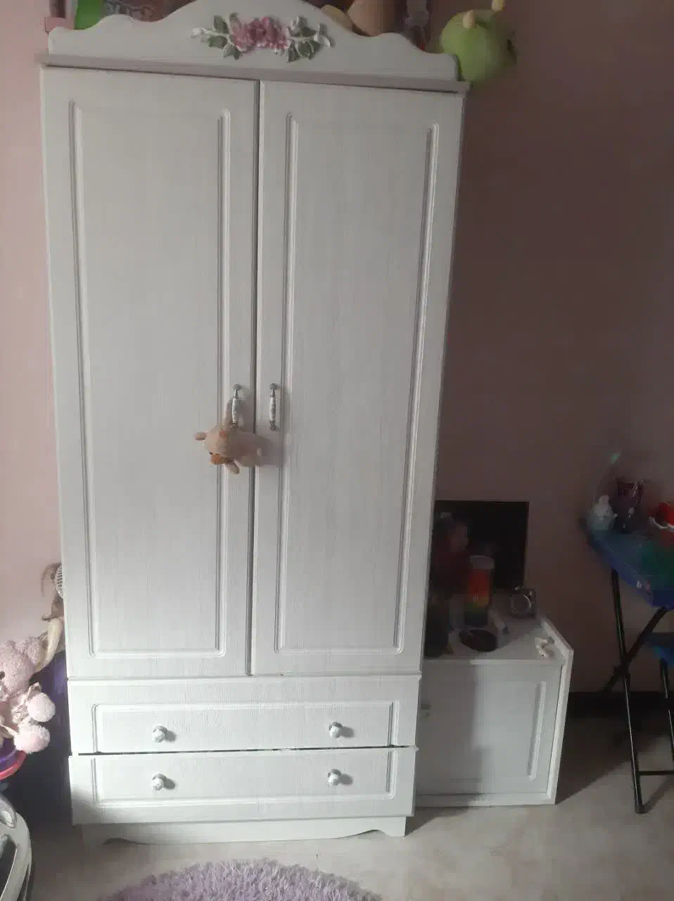 سرویس تخت و کمد بچه|تخت و سرویس خواب|فیروزکوه, |دیوار