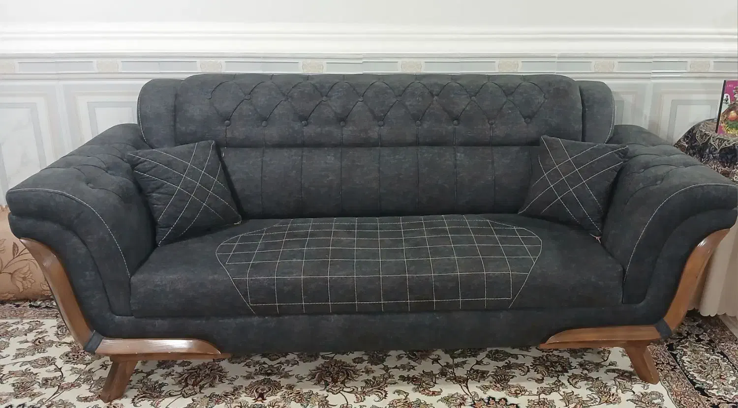 مبلمان ۱۱ نفره|مبلمان خانگی و میز عسلی|قرق, |دیوار