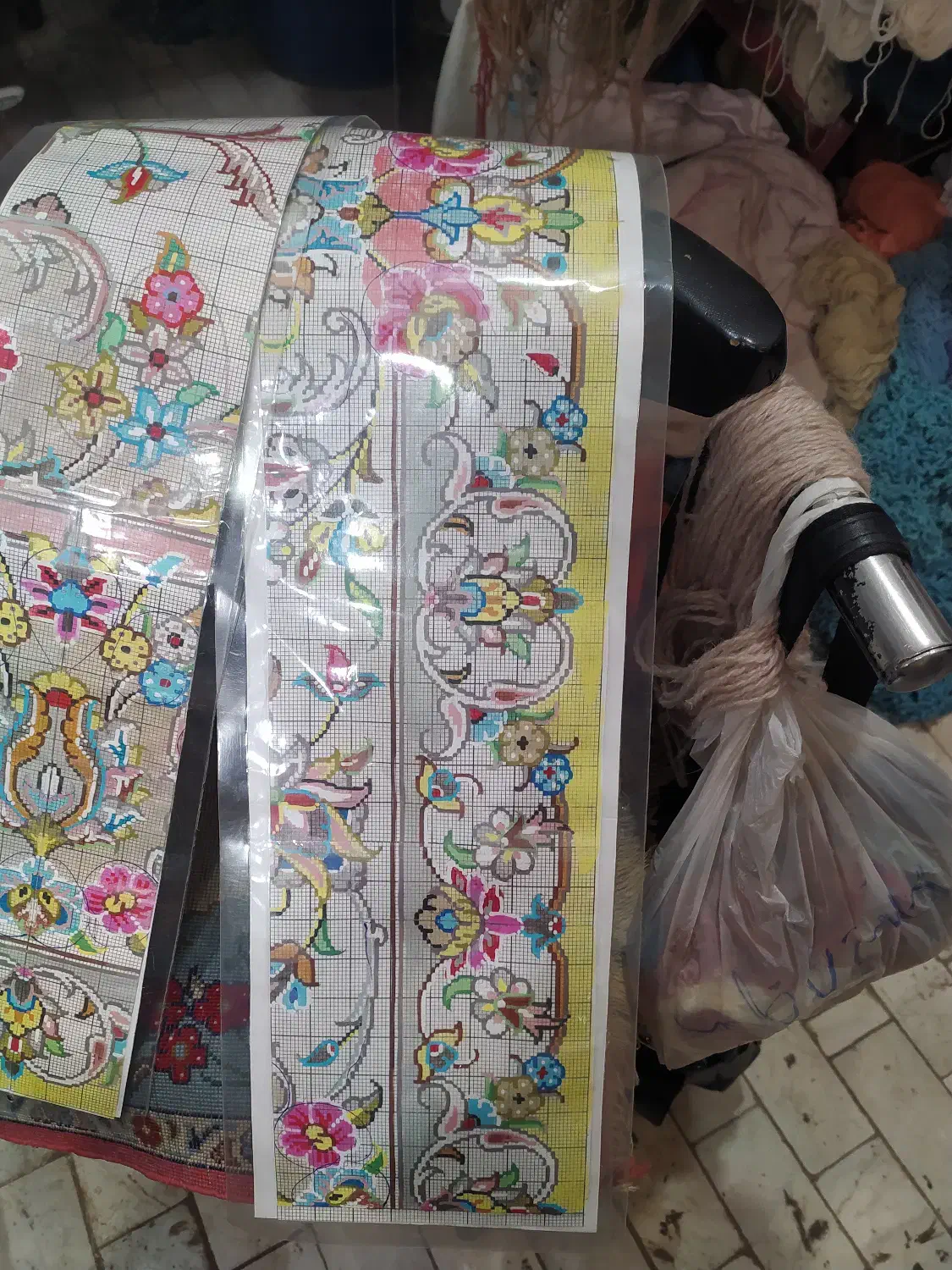 خامه ریزبافت ودرشت.باکیفیت عالی فرش دستبافت|فرش|کاشان, پا نخل|دیوار