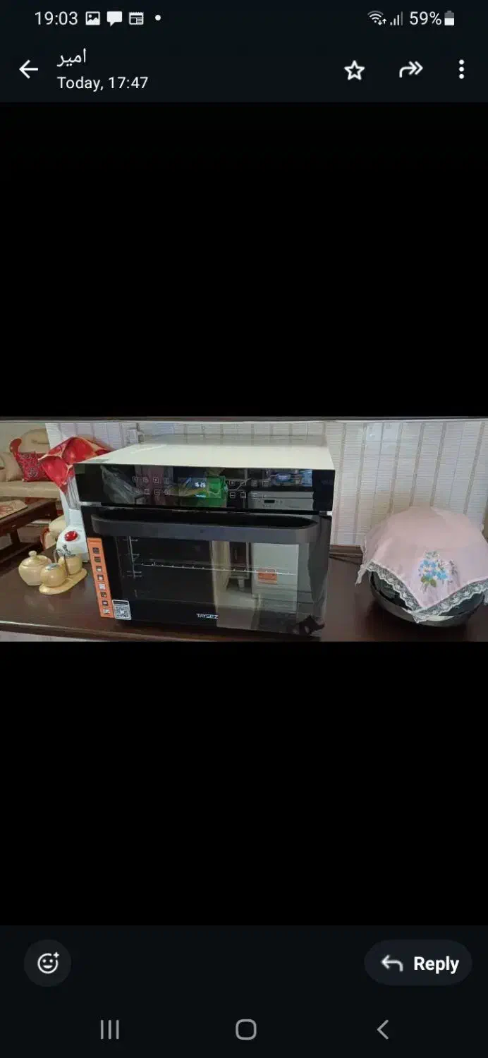 فر برقی Tayses ۵۶ لیتری با جوجه گردان|اجاق گاز و لوازم برقی پخت‌وپز|تهران, تهرانسر شمالی|دیوار