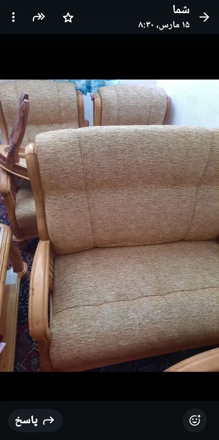 یکدست مبل و یکدست ناهارخوری هردو کار تهران|مبلمان خانگی و میز عسلی|شیراز, دکتر حسابی|دیوار