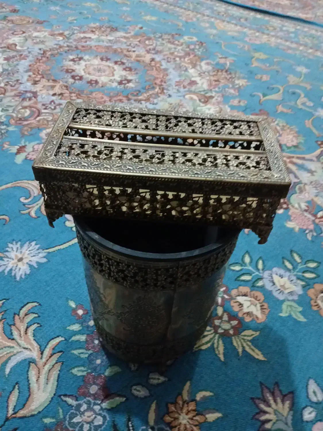 سطل آشغال جا دستمال کاغذی|لوازم نظافت|کازرون, |دیوار