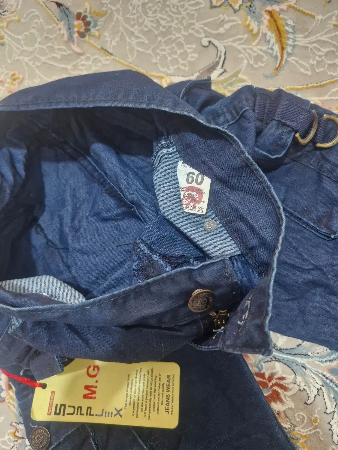 دو عدد شلوار جین بچگانه نو شماره ۵۵ و ۶۰|لباس|قرچک, میرزائی شمالی|دیوار