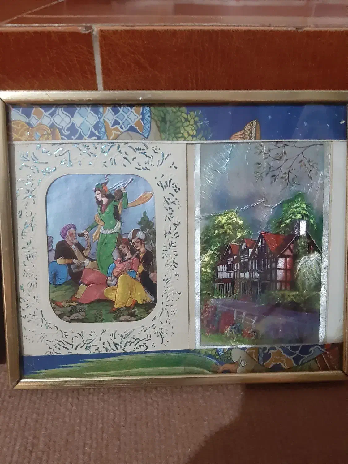 قاب عکس مینیاتوری|تابلو، نقاشی، عکس|لنگرود, |دیوار