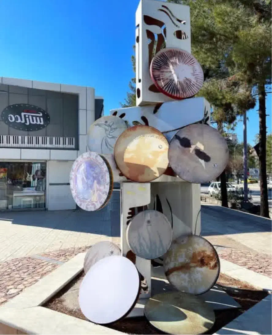 دف نو|سازهای سنتی|کرمان, |دیوار