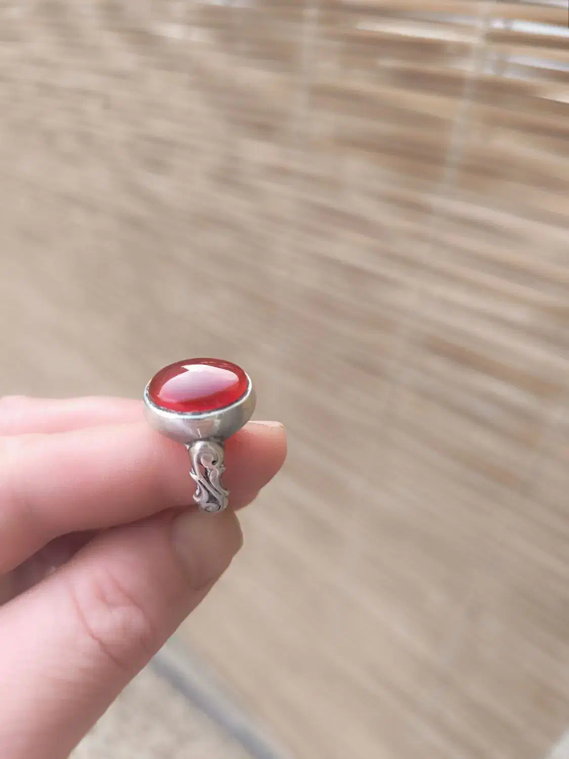 انگشتر عقیق یمنی سرخ|جواهرات|قم, چهل درخت‎|دیوار