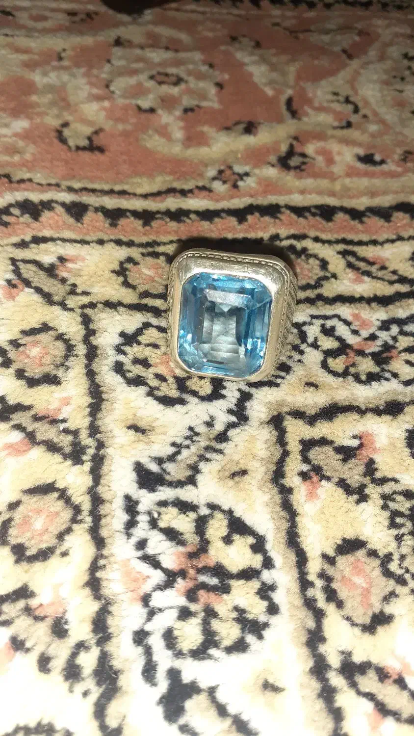 انگشتر توپاز اصل|جواهرات|اردبیل, |دیوار