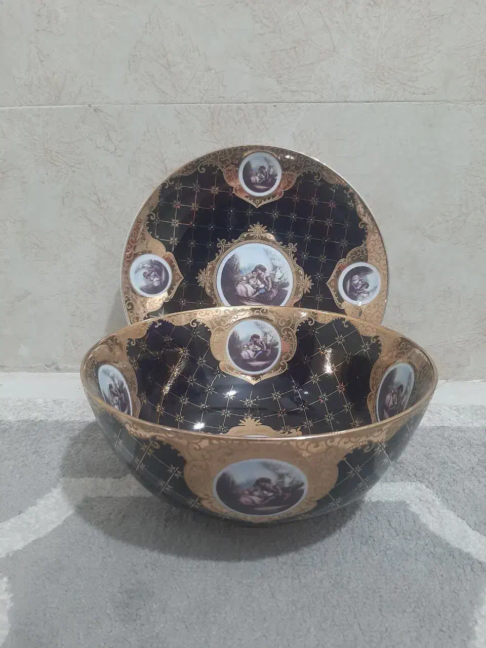 کاسه و بشقاب صورمه ای|کلکسیون اشیاء عتیقه|ری, دولت‌آباد|دیوار