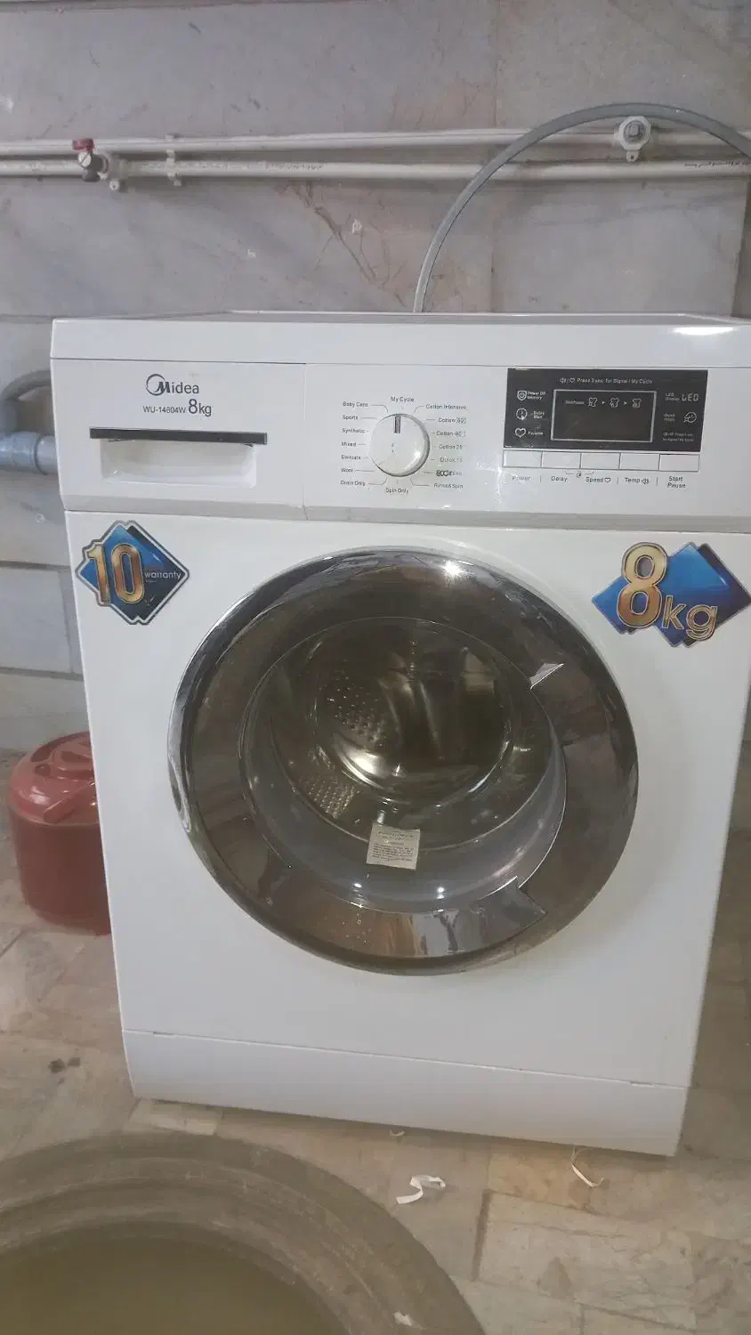 لباسشویی مدیا۸کیلو نو|ماشین لباسشویی و خشککن لباس|کرج, شهرک فهمیده|دیوار