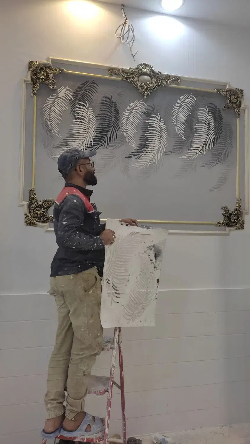 طراح گچبری و نقاش حرفهای مشهد|خدمات پیشه و مهارت|مشهد, دانشجو|دیوار