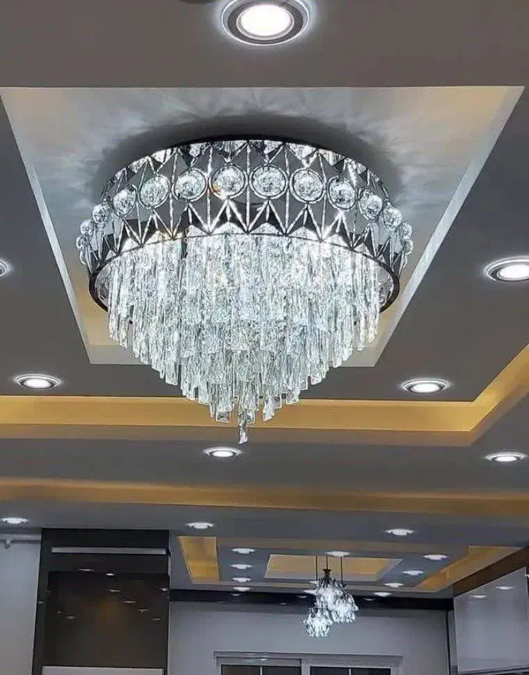 لوستر کریستال شاخه دوگل|لوستر و چراغ آویز|زابل, |دیوار