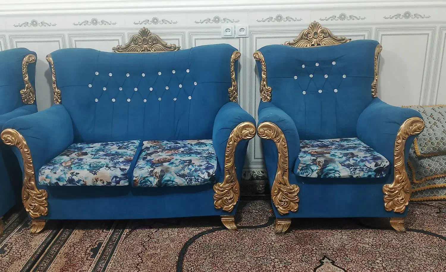 مبل ۷نفره|مبلمان خانگی و میز عسلی|عنبرآباد, |دیوار