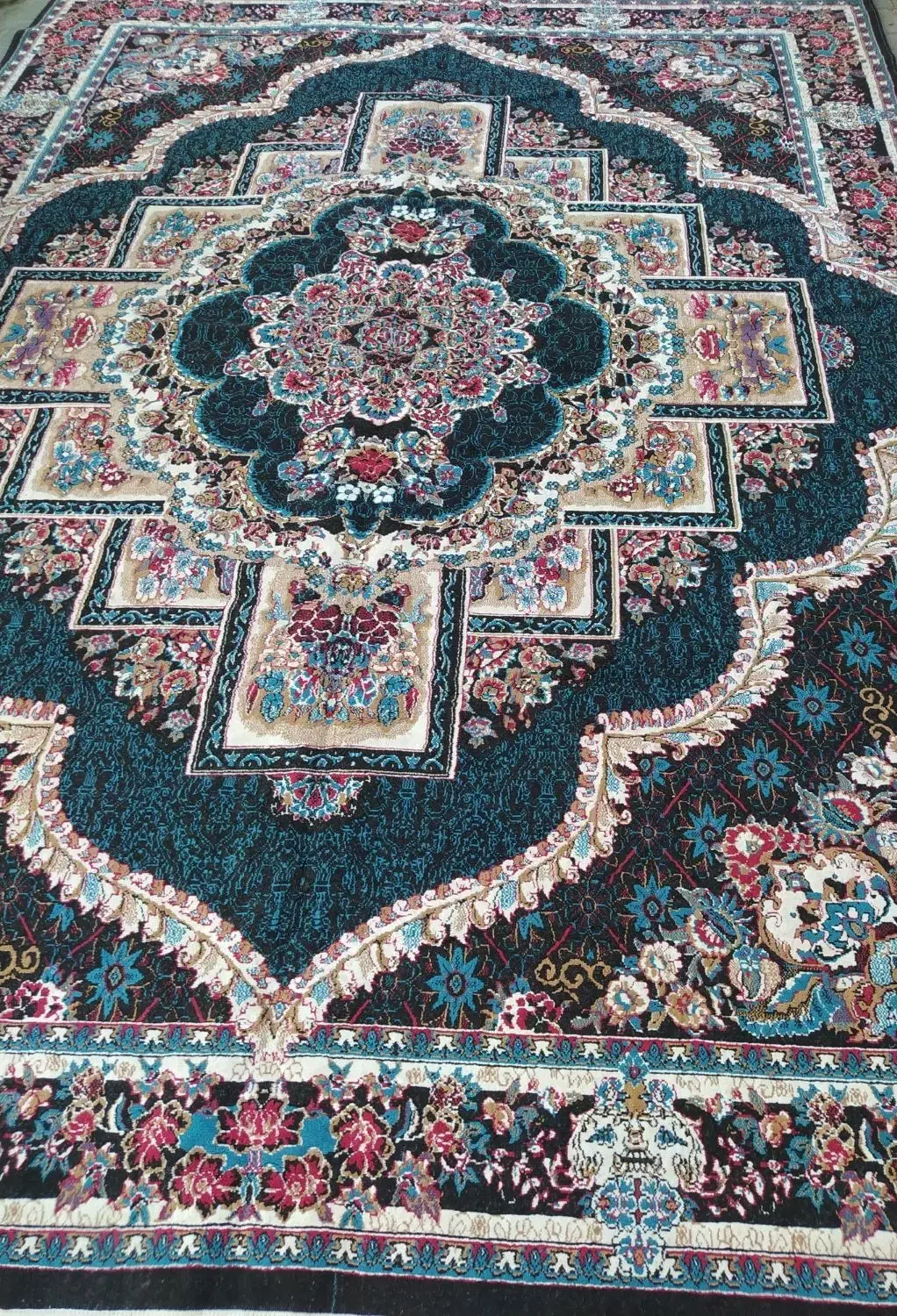 2تخته فرش 12متری سرمه ای|فرش|نورآباد, |دیوار