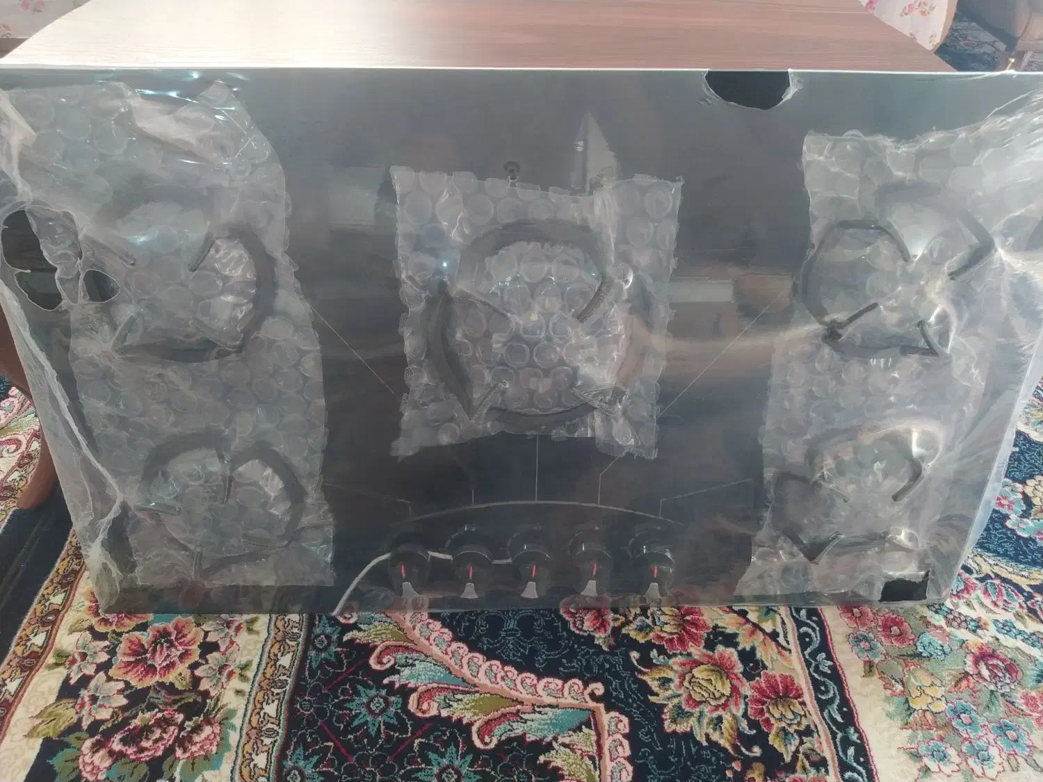 اجاق گاز صفحه ای شیشهای پنج شعله|اجاق گاز و لوازم برقی پختوپز|اردبیل, |دیوار