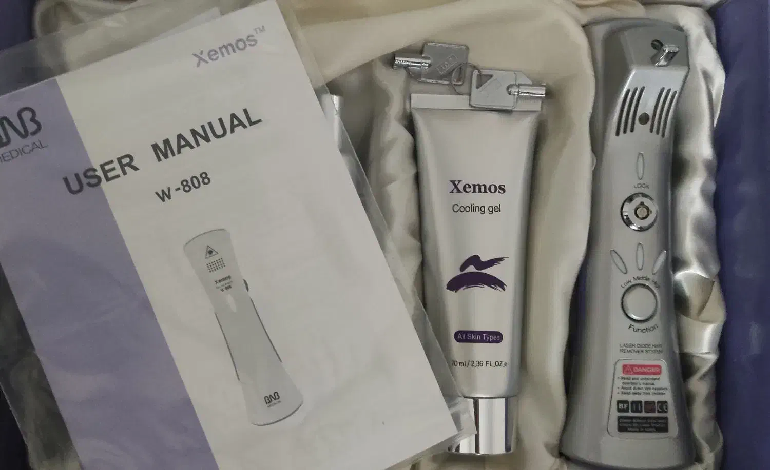 فروش لیزر خانگی xemos اصل کره آکبند|آرایشی، بهداشتی، درمانی|ارومیه, |دیوار