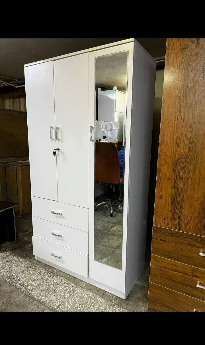 کمد لباس ۲و۳ درب،آینه دراور ۵کشو مبلمان مجید نعمتی|جاکفشی، کمد، دراور|پاکدشت, پاکدشت (مامازند)|دیوار