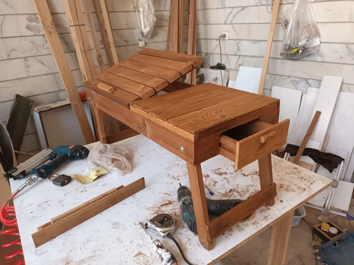 میز لب تاب تاشو|میز تحریر و کامپیوتر|لنجان, |دیوار