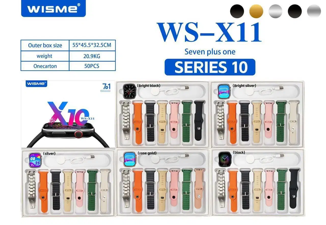 ساعت هوشمند wisme سری ۱۰ ، ۷ رنگ بند|ساعت|شیراز, تپه تلویزیون|دیوار