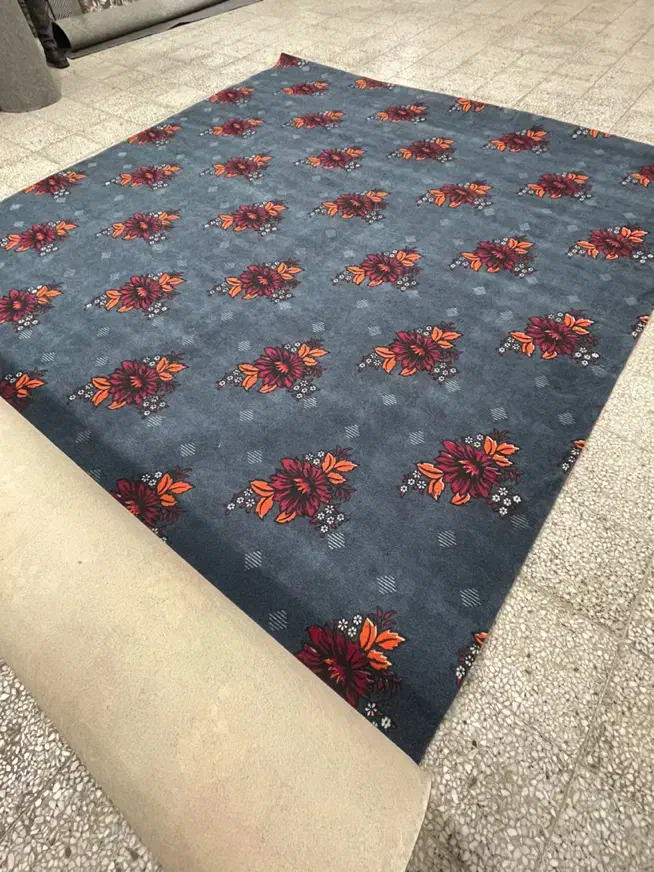 موکت چاپی سرمه ای طوسی|موکت|رشت, کوی عرفان|دیوار