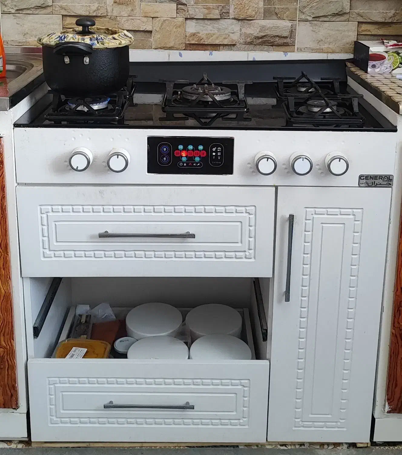 گاز صفحه‌ای- گاز ام‌دی‌اف|اجاق گاز و لوازم برقی پخت‌وپز|آبدانان, |دیوار