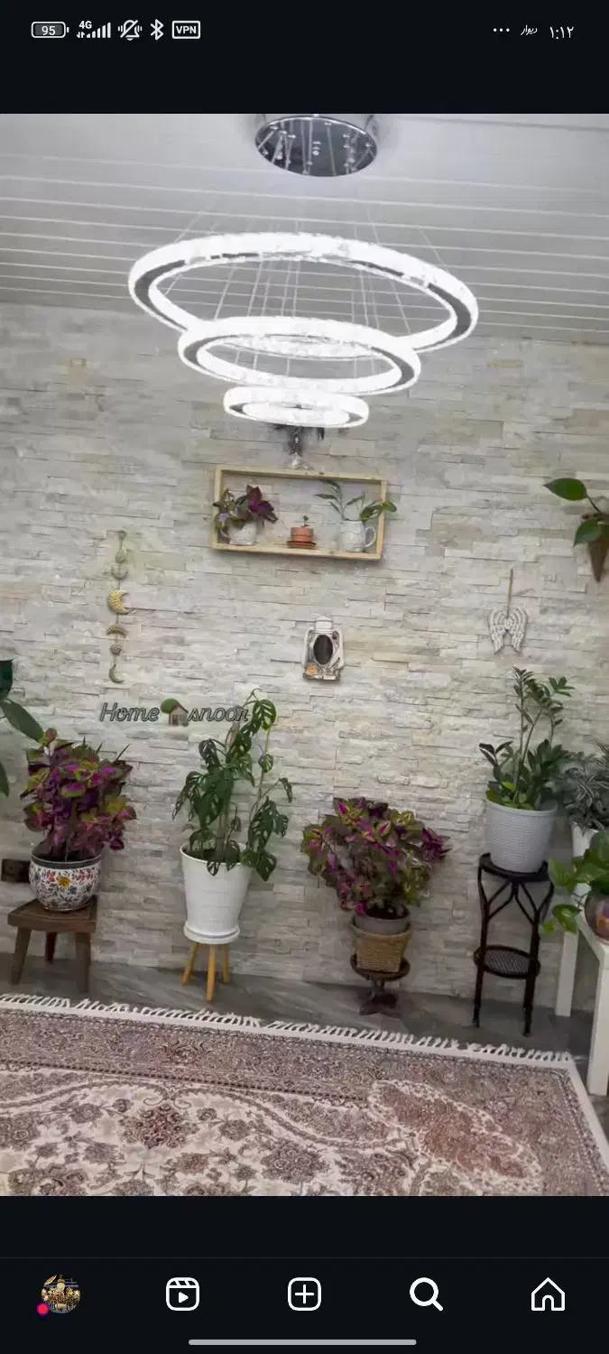 سه حلقه کهکشانی کریستال درجه یک|لوستر و چراغ آویز|اهواز, مهرشهر|دیوار