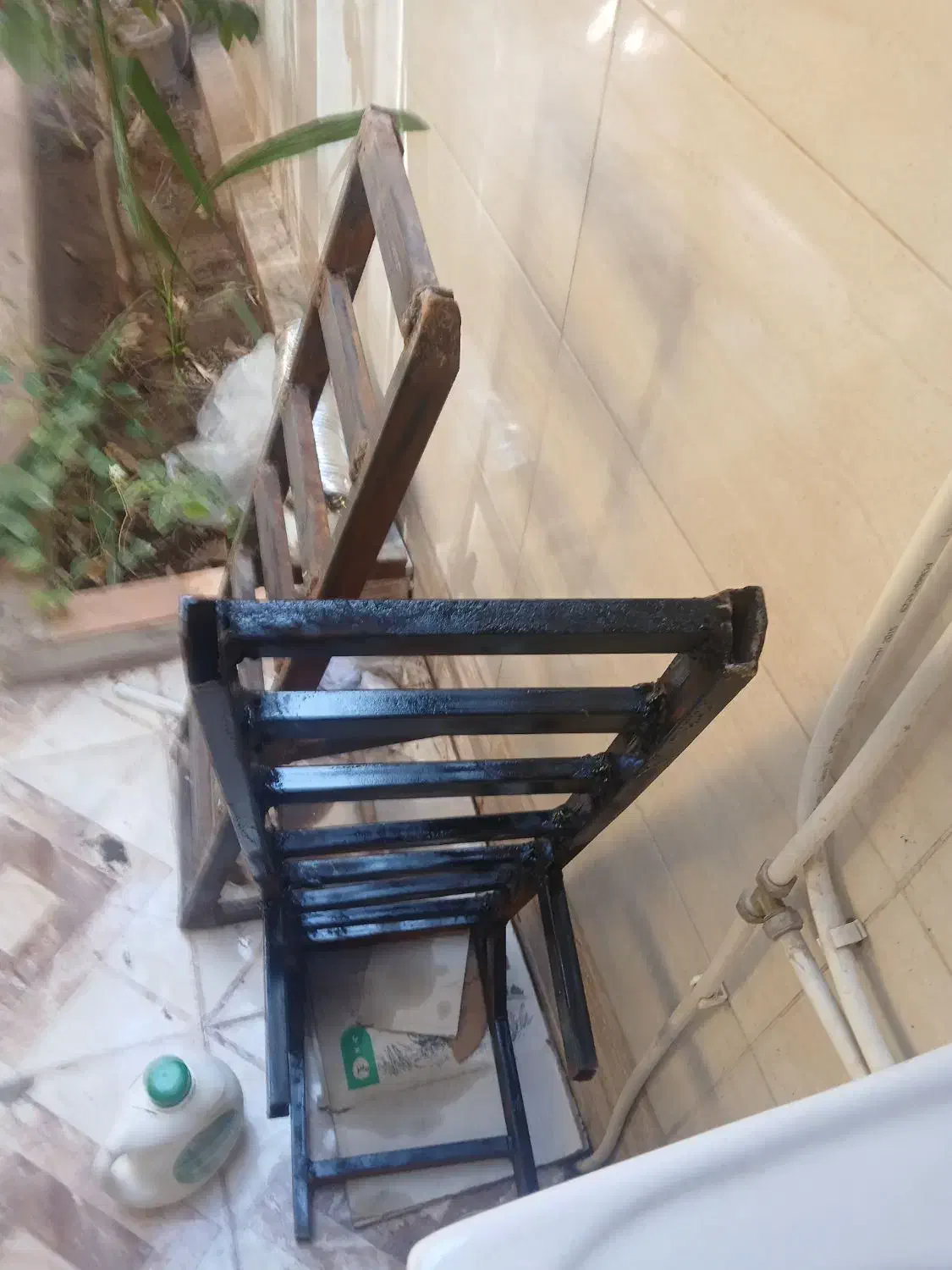 سطح شیب دار اهنی وچهارپایه|ابزارآلات|دزفول, |دیوار