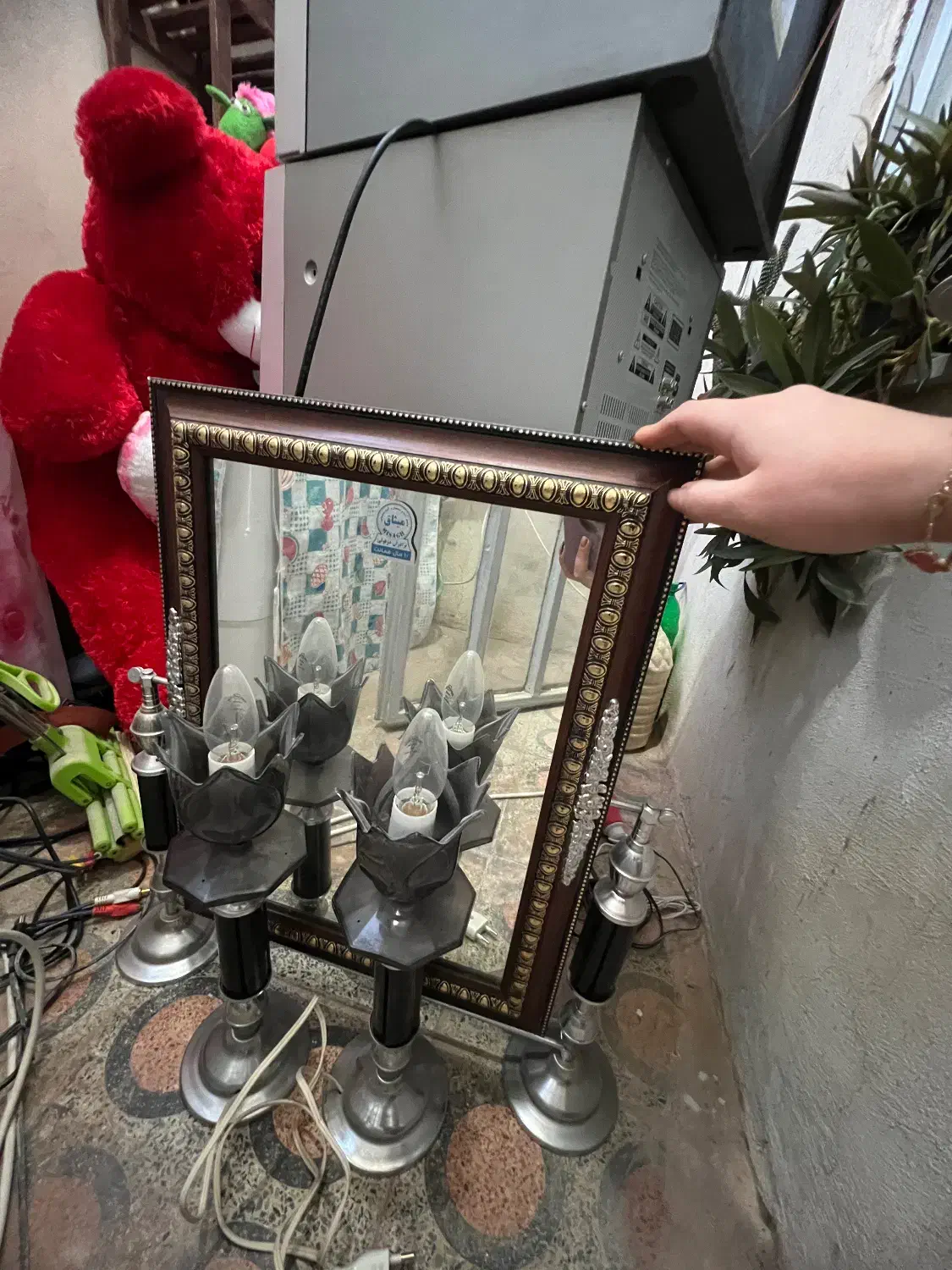 اینه شمعدان|صنایع دستی و سایر لوازم تزئینی|صدرا-فارس, فاز ۱|دیوار