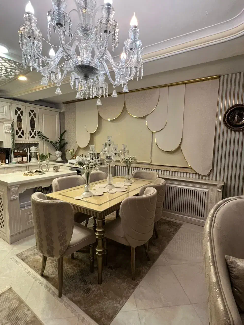 پرده کوبیسم|پرده، رانر، رومیزی|لاهیجان, مهرگان|دیوار