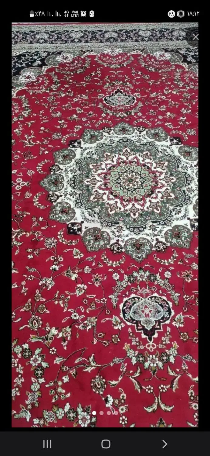 فرش سه درچهار سالم|فرش|قوچان, |دیوار