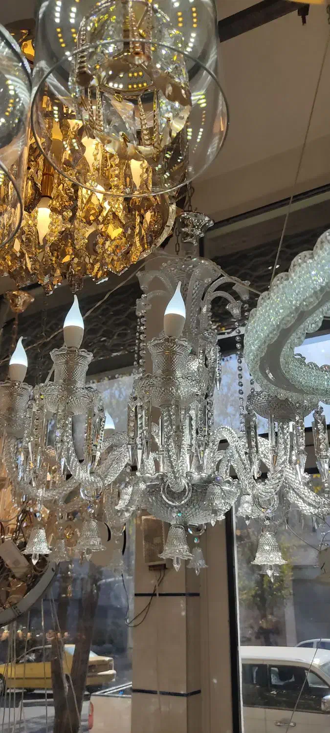 لوستر باکارات وارداتی لوستر شاخه کریستالی زیر قیمت|لوستر و چراغ آویز|اهر, |دیوار