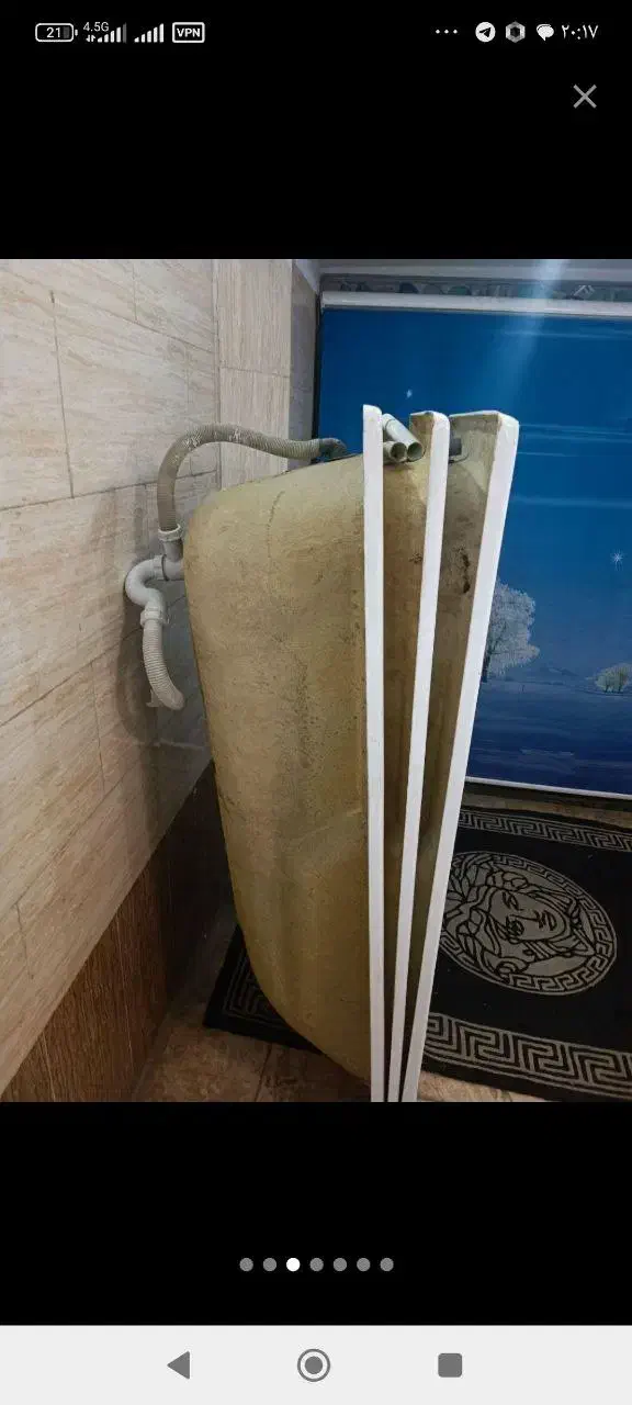 وان حمام فایبرگلاس ساخت آریستون ایتالیا|لوازم حمام|تهران, یافتآباد|دیوار