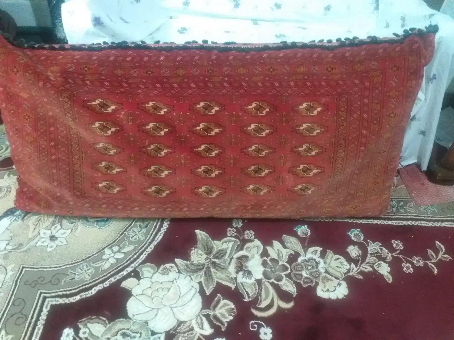 پشتی دستبافت ترکمن|پشتی|مشهد, شهید بهشتی|دیوار