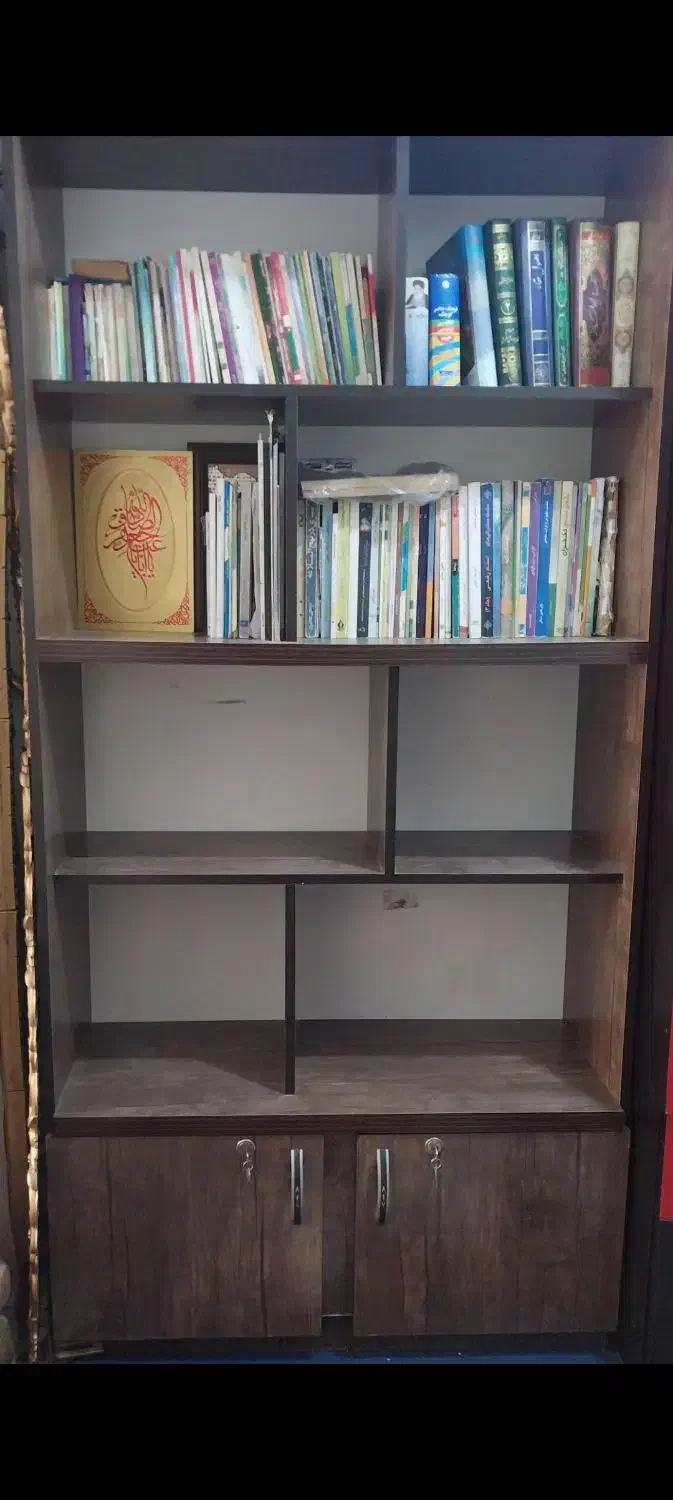 کتابخانه درحدنو|کتابخانه، شلف، قفسه‌های دیواری|نظرآباد, نجم آباد|دیوار