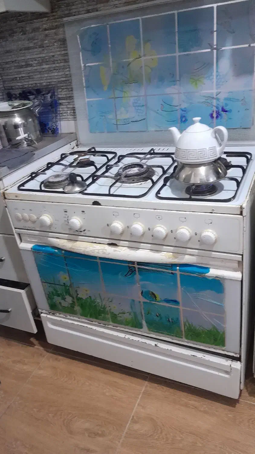 گاز ۵ شعله فردار|اجاق گاز و لوازم برقی پخت‌وپز|گرگان, |دیوار