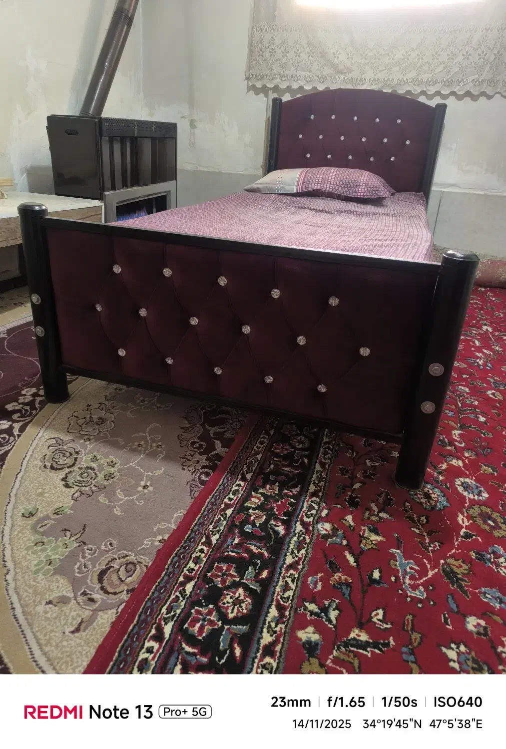 تخت فلزی1نفره۲ملیون|تشک تختخواب|کرمانشاه, |دیوار