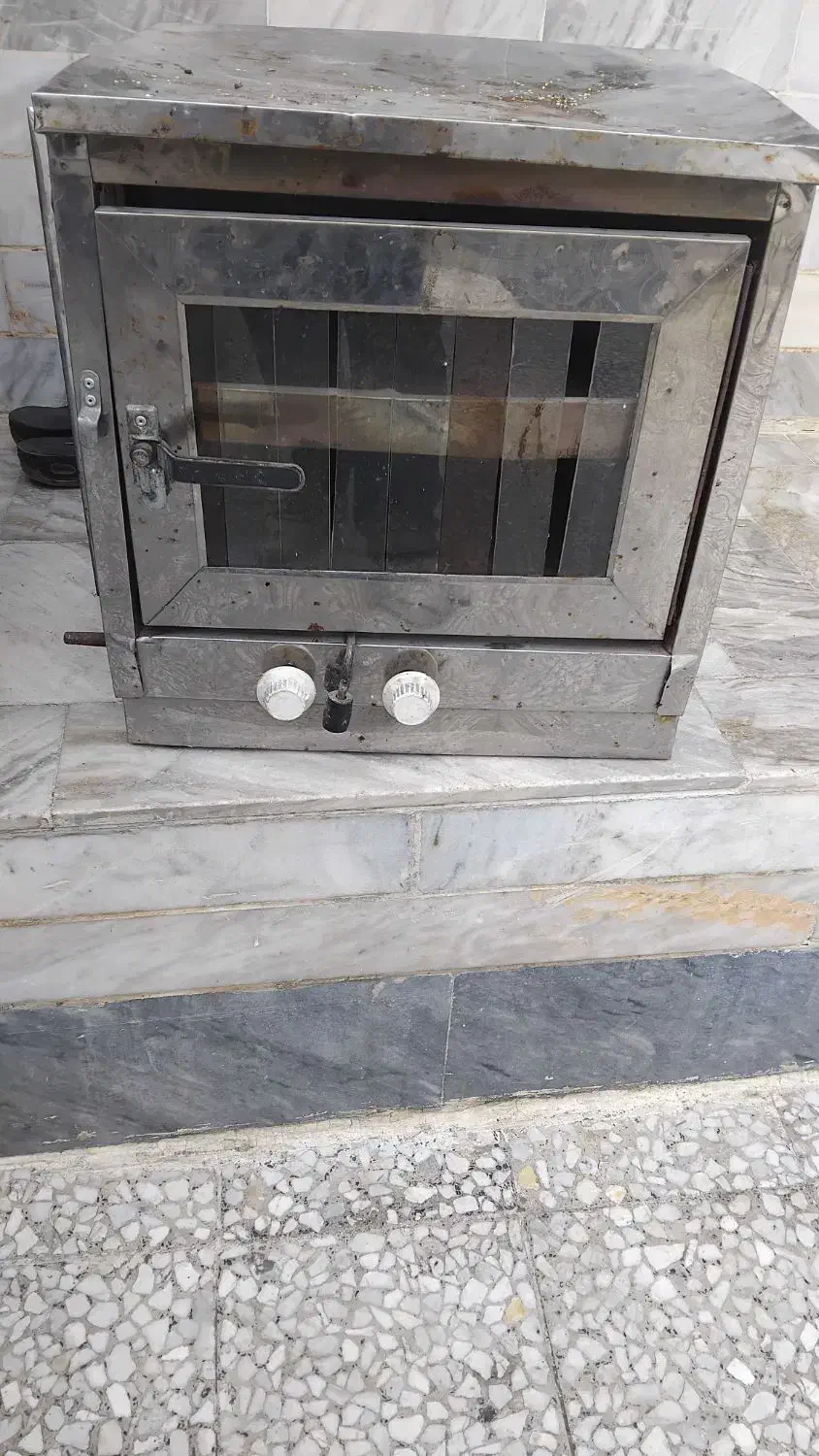 اجاق گاز دوشعله بزرگ و فر نان|اجاق گاز و لوازم برقی پختوپز|رشت, کوی بیانی|دیوار