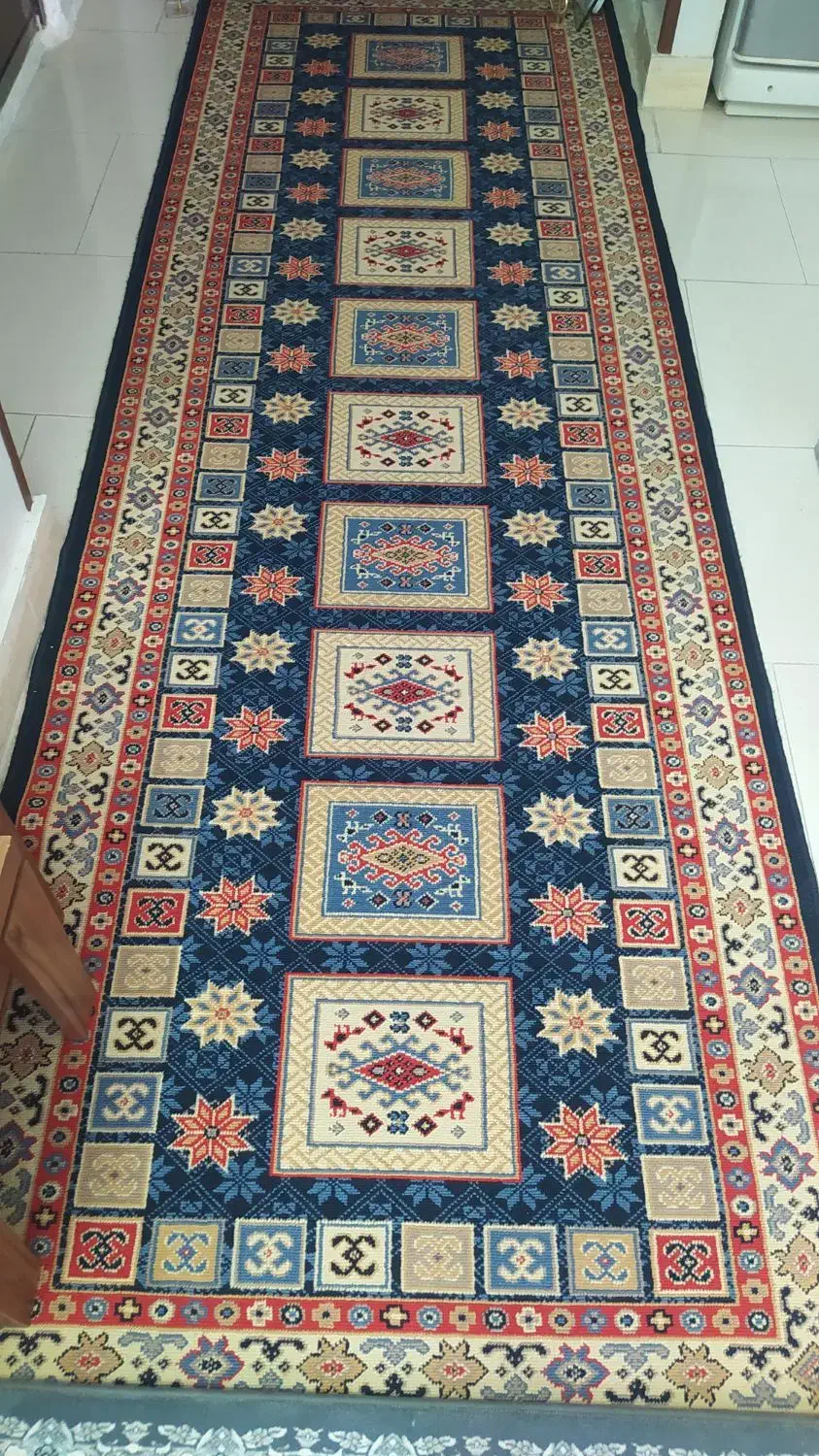 گلیم راهرو ۱در ۳متر|گلیم، جاجیم، گبه|محمدیه-قزوین, |دیوار