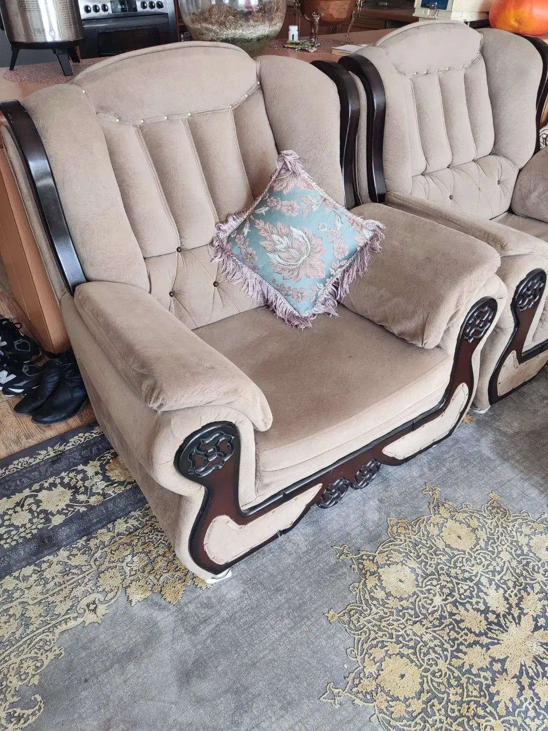 مبل هفت نفره کار تهران|مبلمان خانگی و میز عسلی|فولادشهر, B6|دیوار