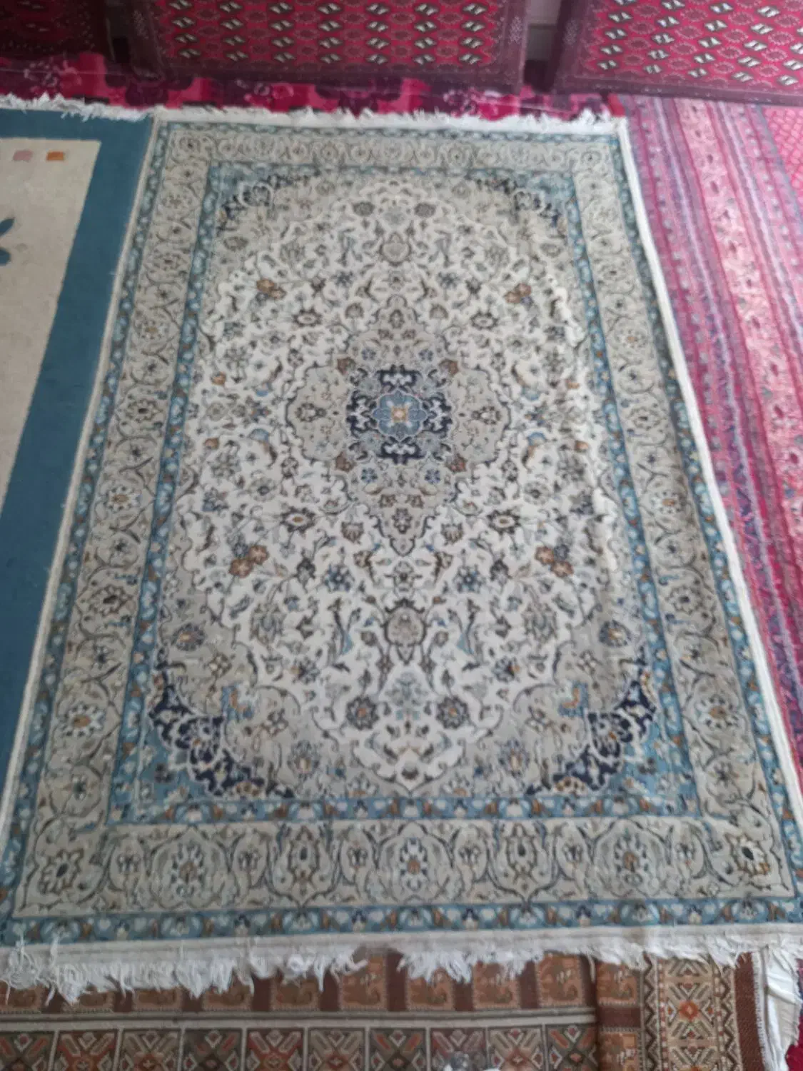 دو عدد فرش ۴ متری ماشینی ارزان|فرش|کرج, خرمدشت|دیوار