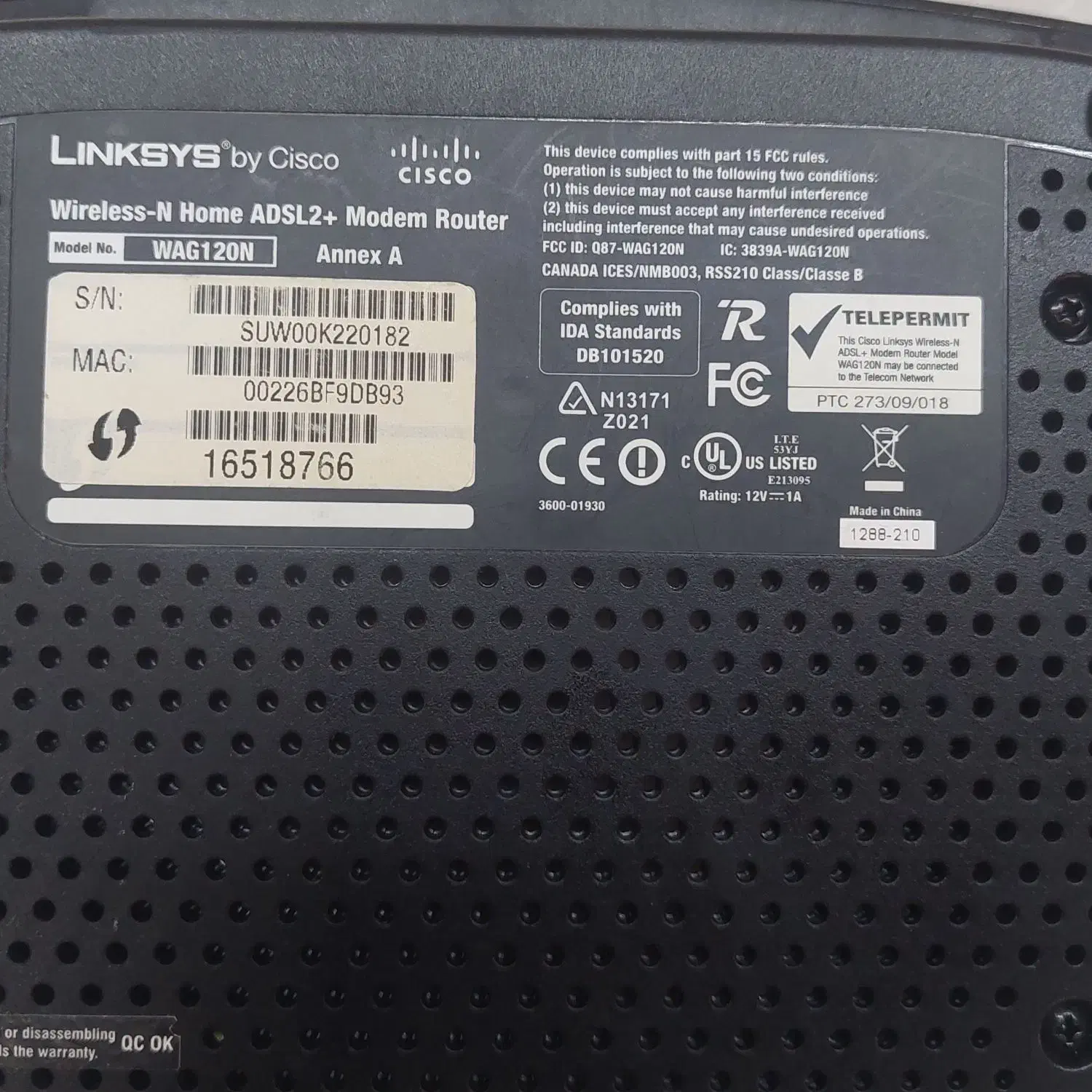 مودم ADSL سیسکو لینکسیس|مودم و تجهیزات شبکه|کرج, شهرک اوج|دیوار