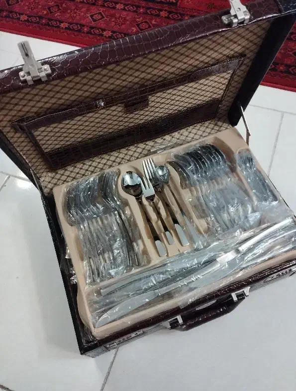 ست قاشق و چنگال برند MTWO|ظروف سرو و پذیرایی|شاهین‌شهر, شهرک پردیس|دیوار