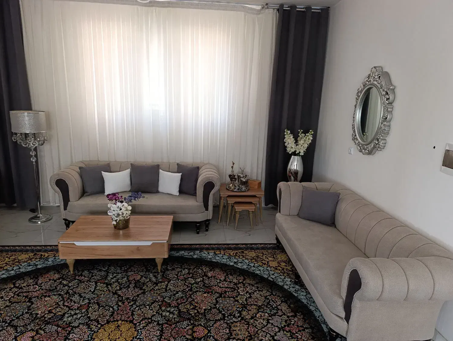 مبل نونو تمیز با پارچه ترک|مبلمان خانگی و میز عسلی|بیستون, |دیوار