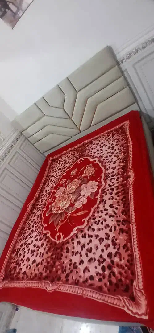 تخت خواب 2نفره سرویس خواب همراه تشک|تخت و سرویس خواب|اهواز, ملاشیه|دیوار