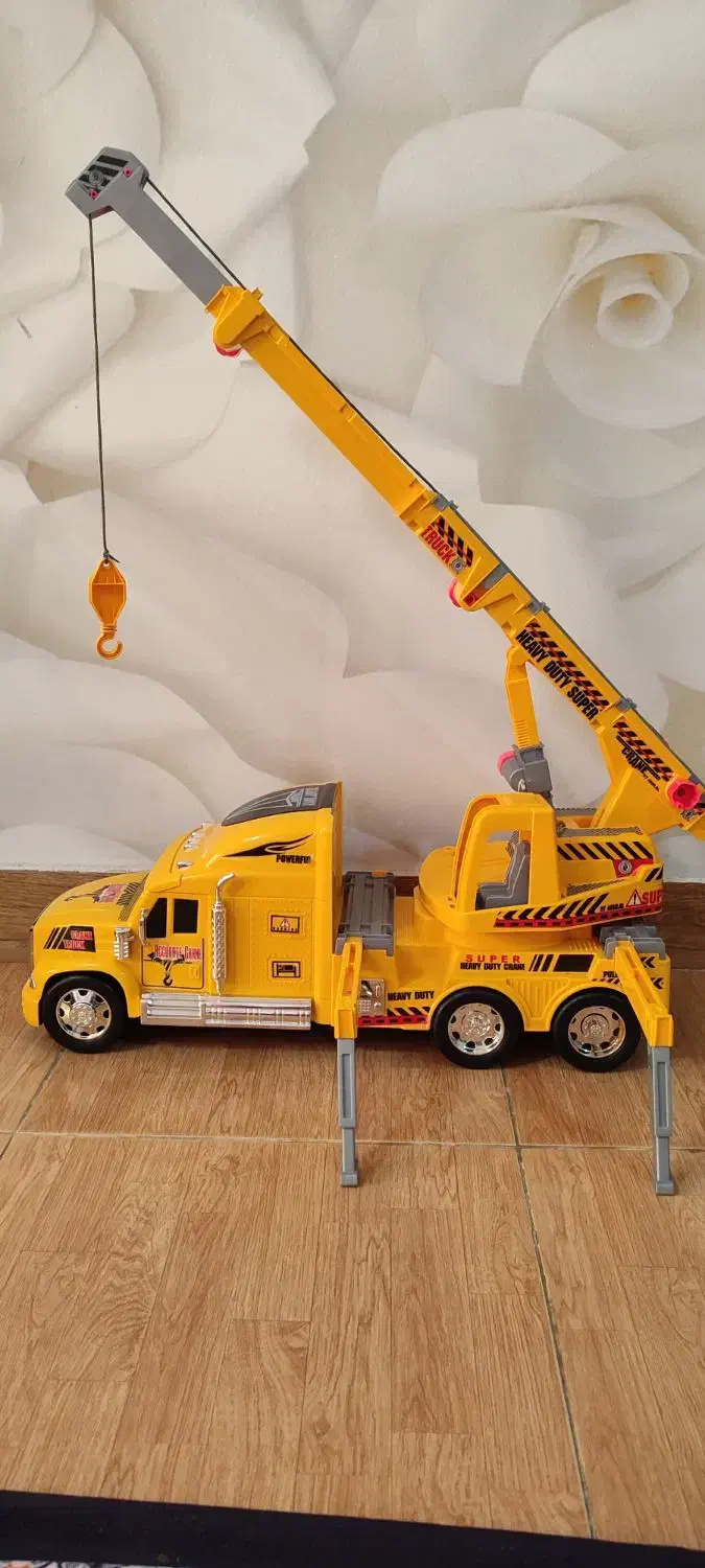ماشین جرثقیل بزرگ قدرتی|اسباب‌بازی بچه|رشت, حمیدیان|دیوار