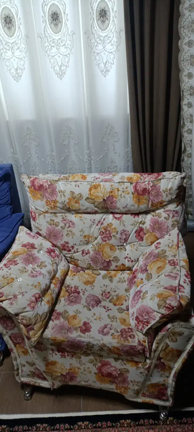 مبل راحتی 7 نفره برای خونه باغ|مبلمان خانگی و میز عسلی|کلاله, |دیوار