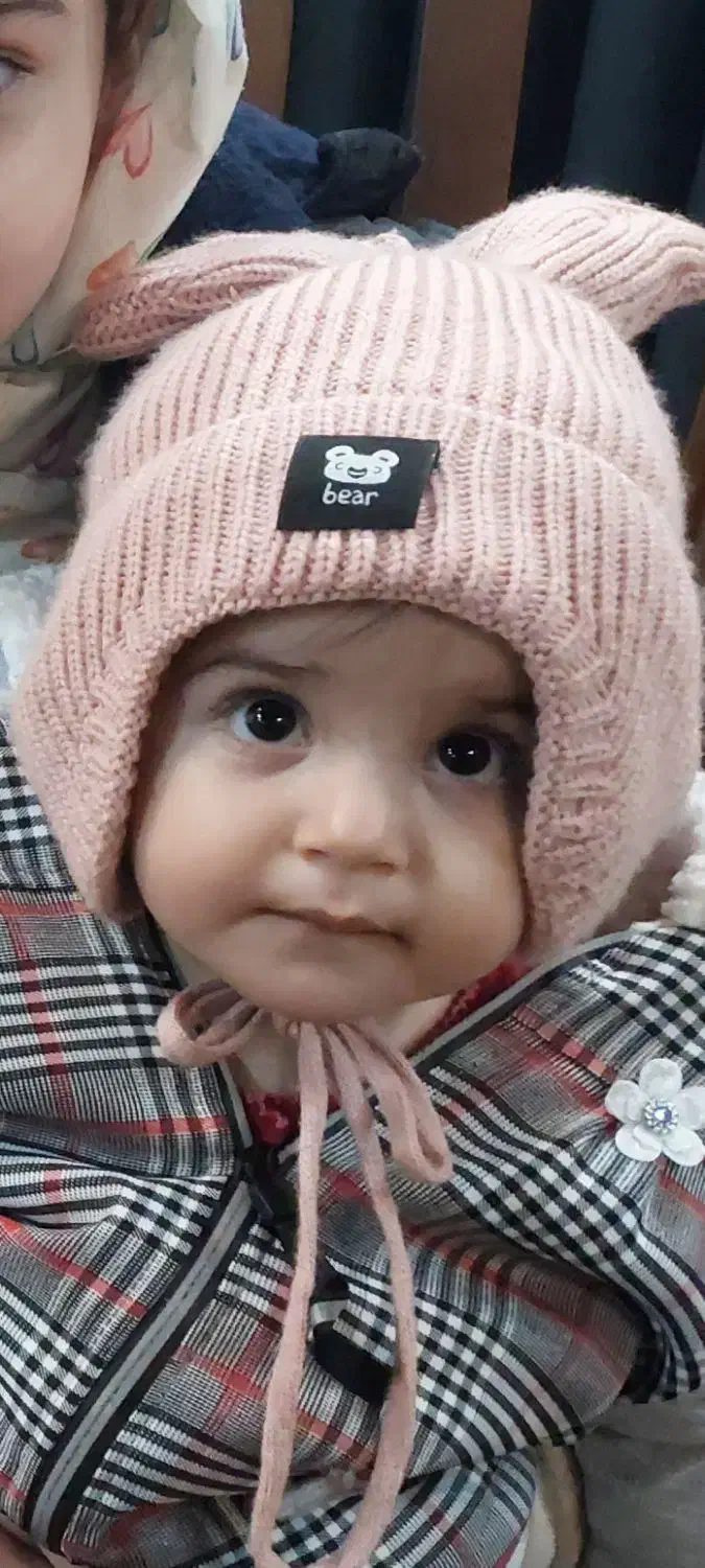 کلاه بچه گانه  مدل خرگوشی رنگ صورتی گم شده|لباس|آران و بیدگل, |دیوار